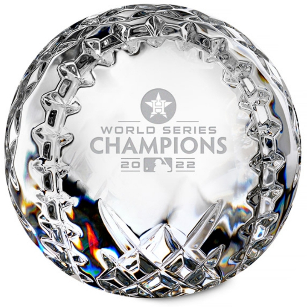 Waterford Crystal Astros World Series Champions 2022 Limited Edition 861/2400